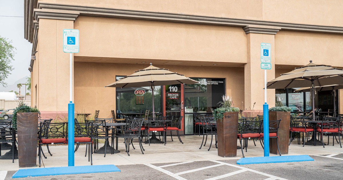 Exterior, seating area