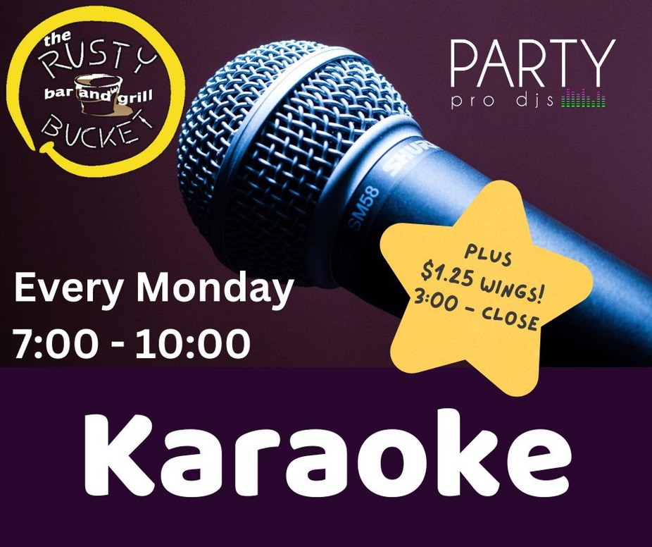 Karaoke & $1.25 Wing Mondays! event photo