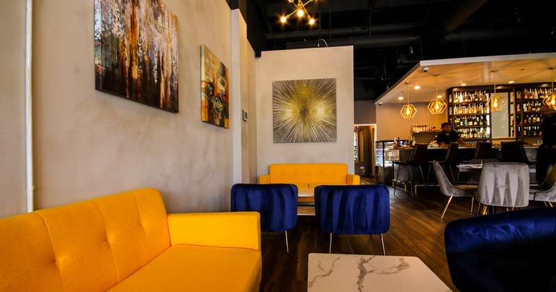 Interior, view of lounge area