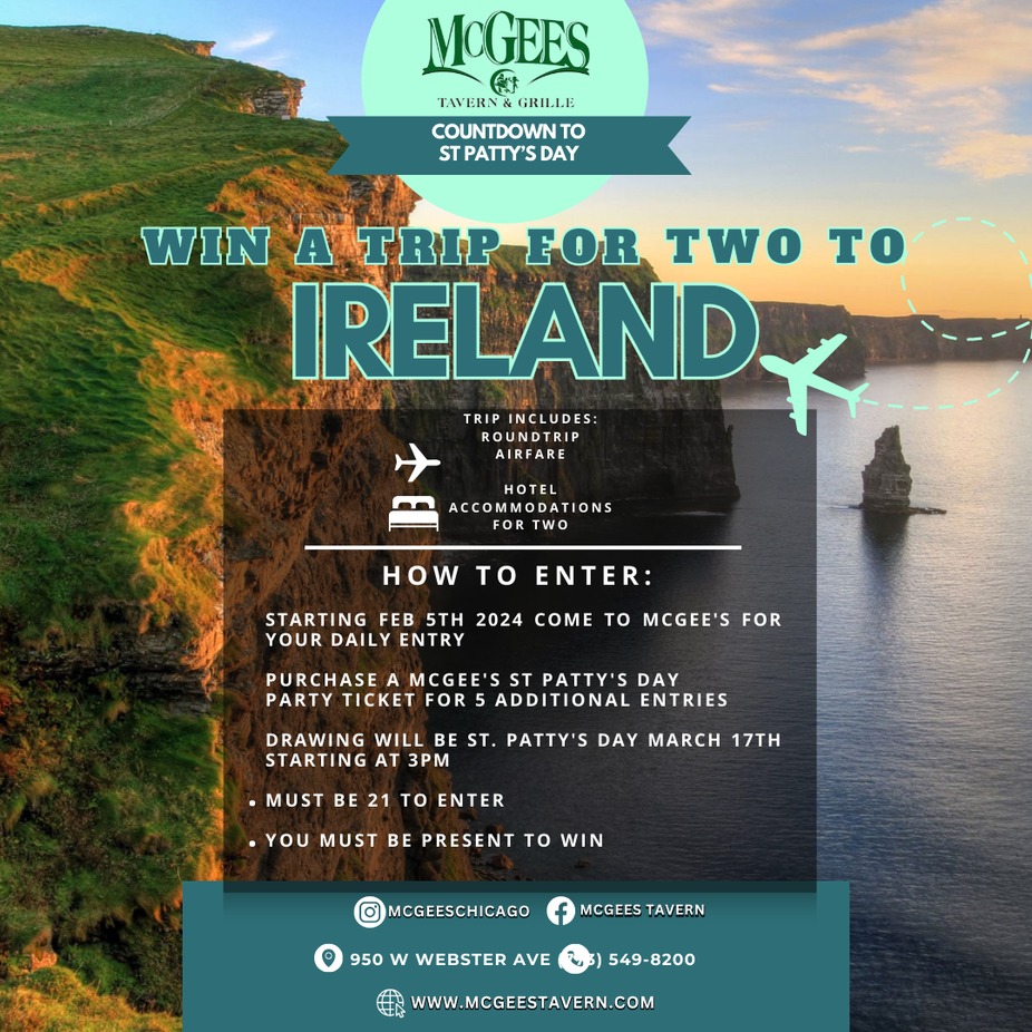 Ireland Trip Giveaway! event photo