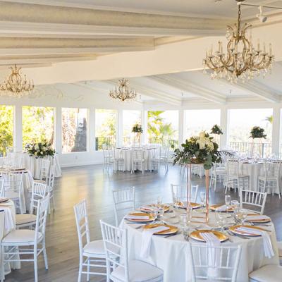 Dining tables ready to receive guests.