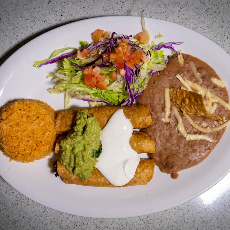 menu item 7 of 8, Flautas