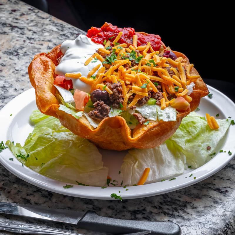 menu item 9 of 13, Taco Salad