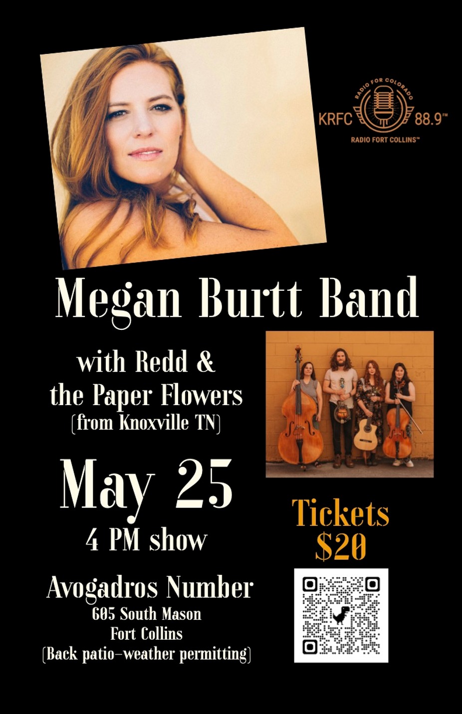 Megan Burtt Band with Redd and the Paper Flowers event photo