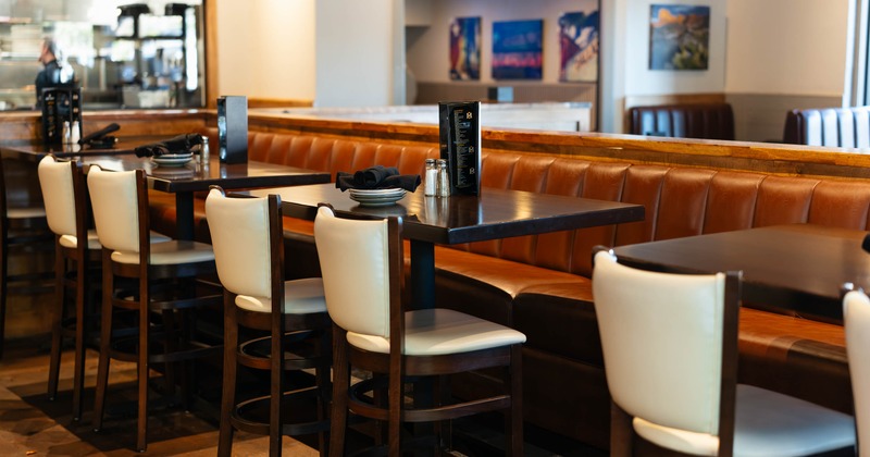 Interior, dining area