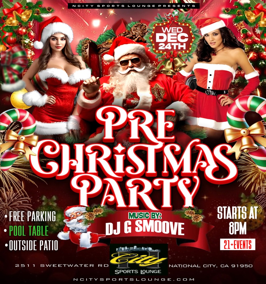 PRE-CHRISTMAS PARTY MUSIC DJ G SMOOVE!!! event photo