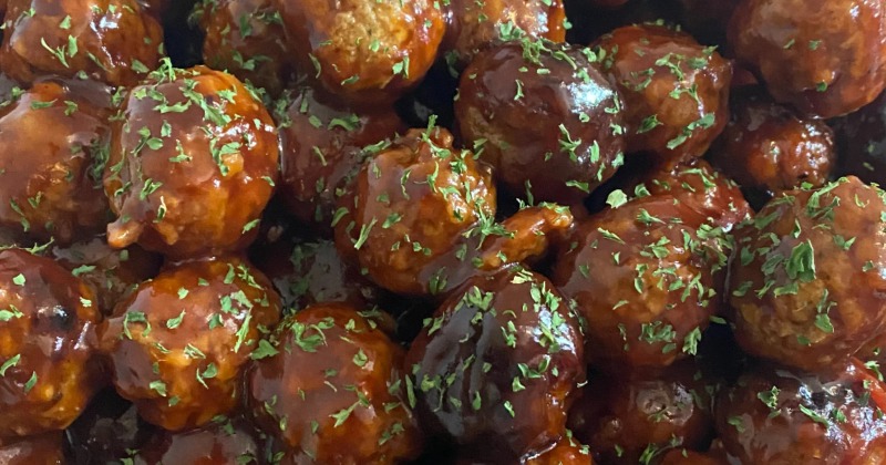 Meatballs in BBQ sauce