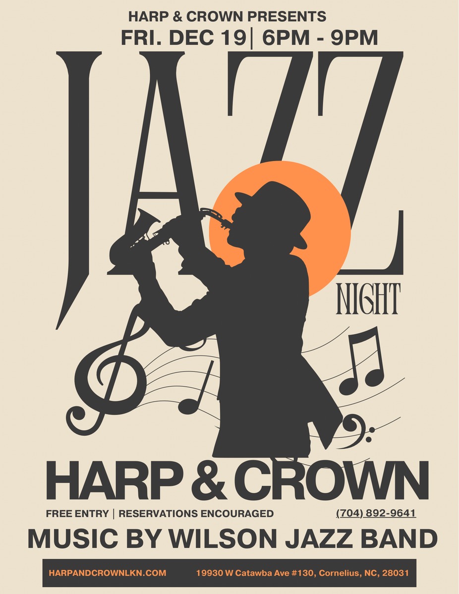 Jazz Night at Harp & Crown! event photo