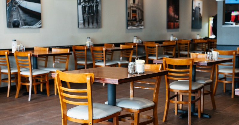 Interior. diner area