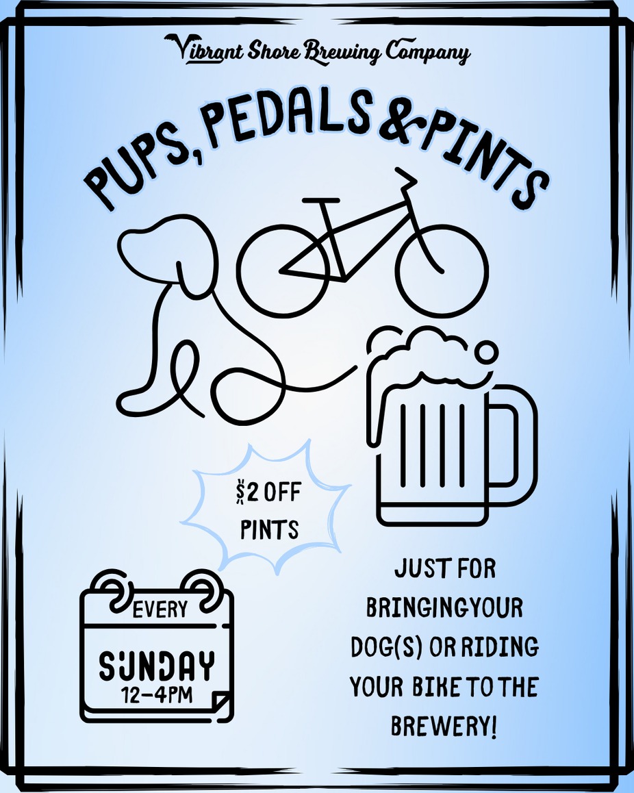 Pups, Pedals + Pints event photo