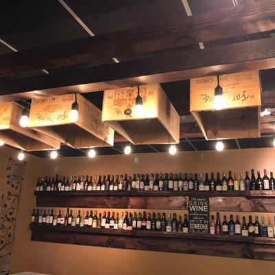 Ceiling of our Wine Cellar..