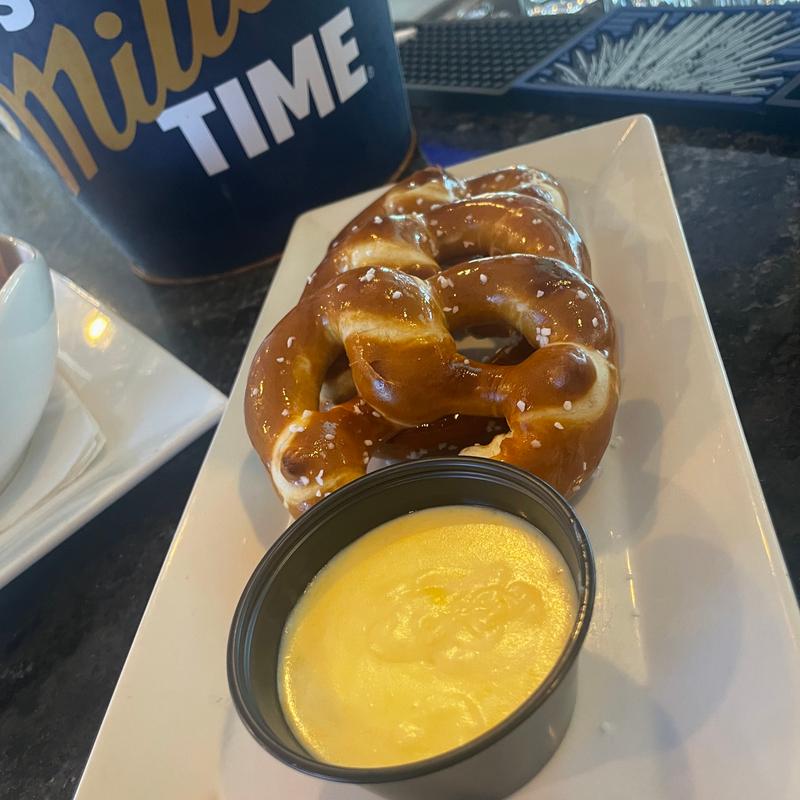 Pretzel Bites with beer cheese dip photo