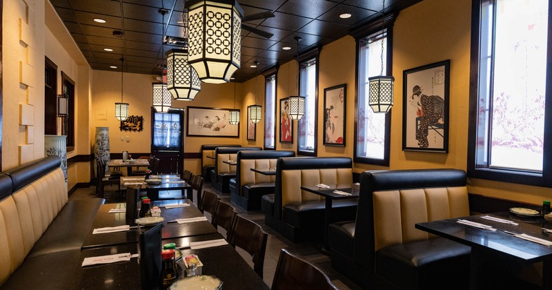 Interior seating area