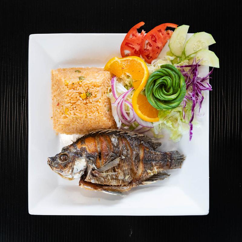 menu item 4 of 8, Mojarra Frita