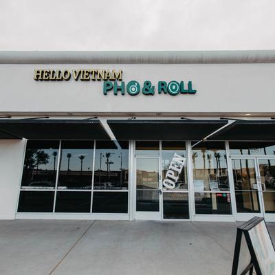 The exterior of Hello Vietnam Pho & Roll.