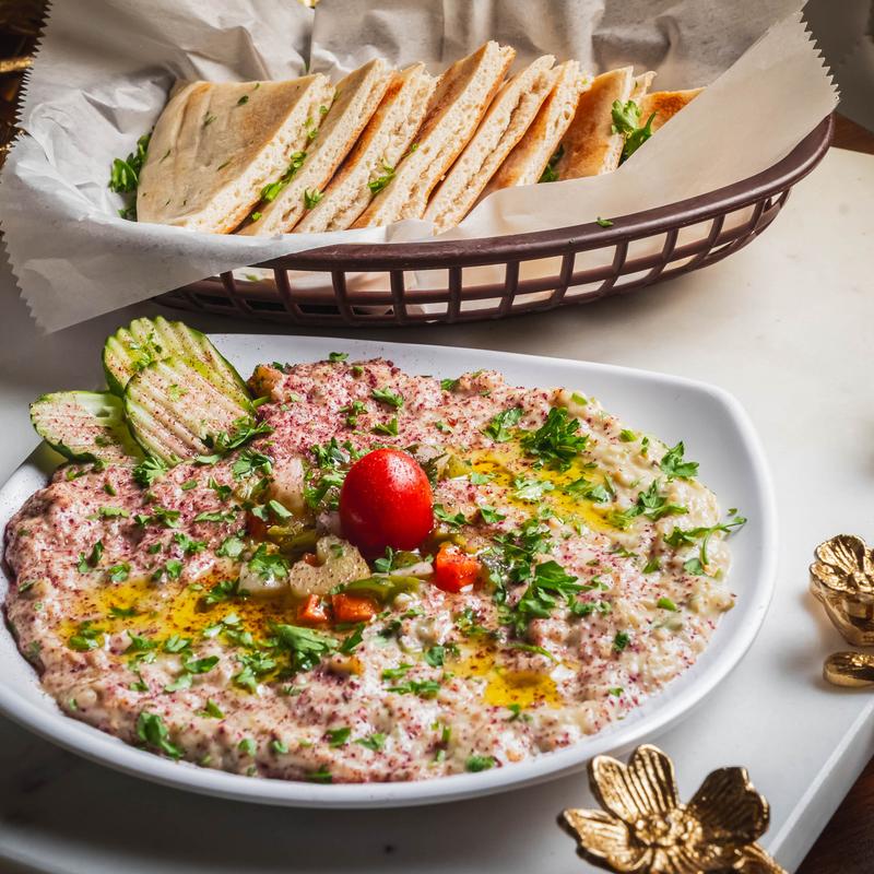 menu item 17 of 28, Baba Ghannouj with Pita