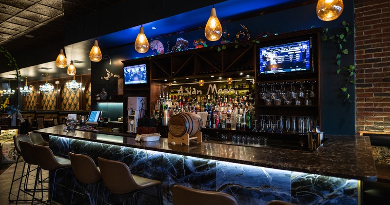 Interior, dining tables