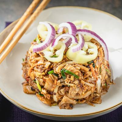 Fried Rice Chicken Garlic