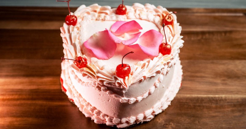 Heart shaped cake