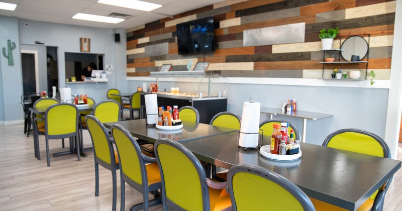 The restaurant's interior