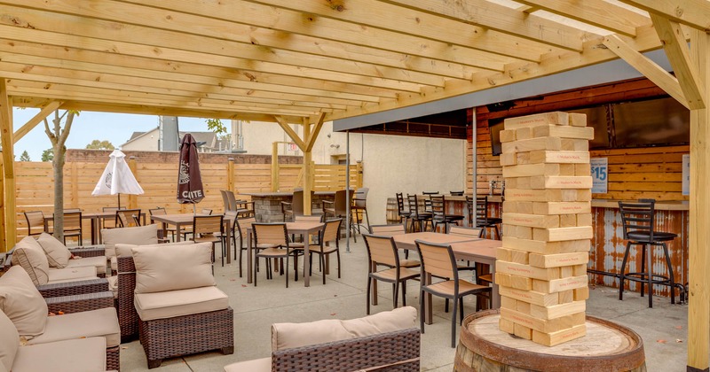 Outdoor seating area