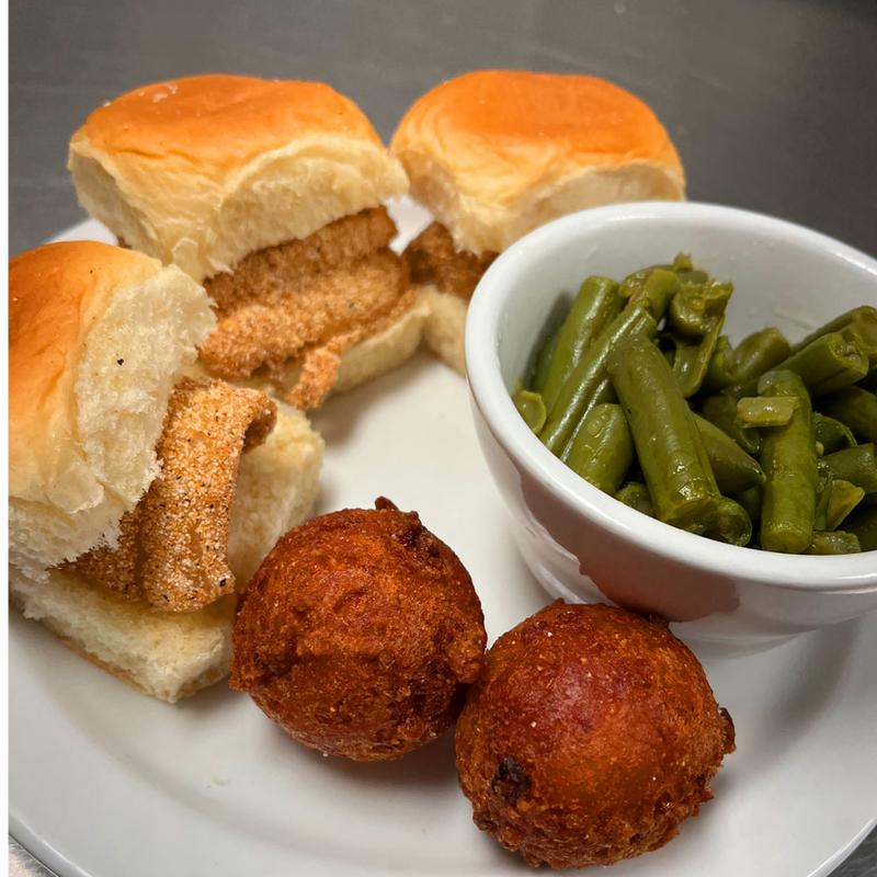 Catfish Slider Meal photo