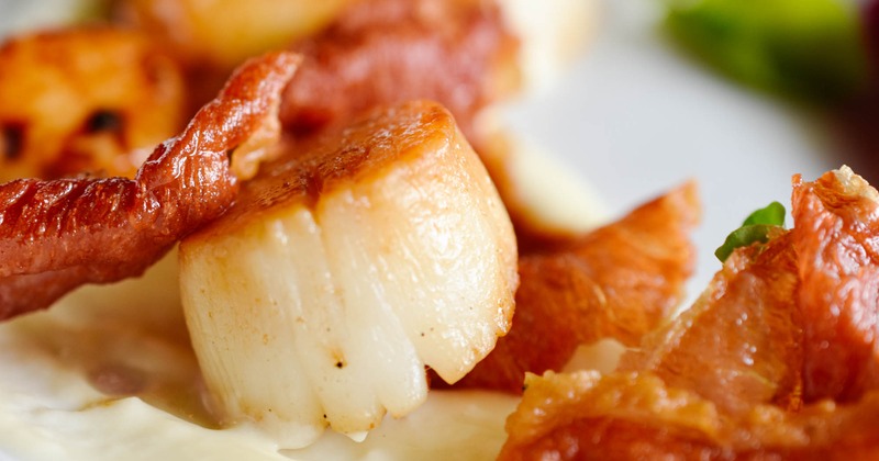 Scallops, closeup