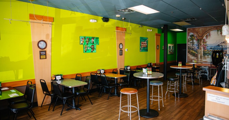 Interior, dining space