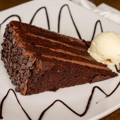 Chocolate cake.