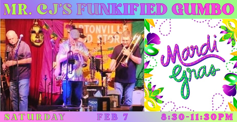 Mr CJ's Funkified Gumbo Mardi Gras Show event photo