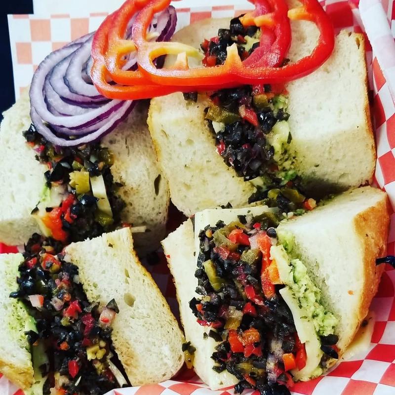 Catering Olive Muffaleta Sandwiches photo