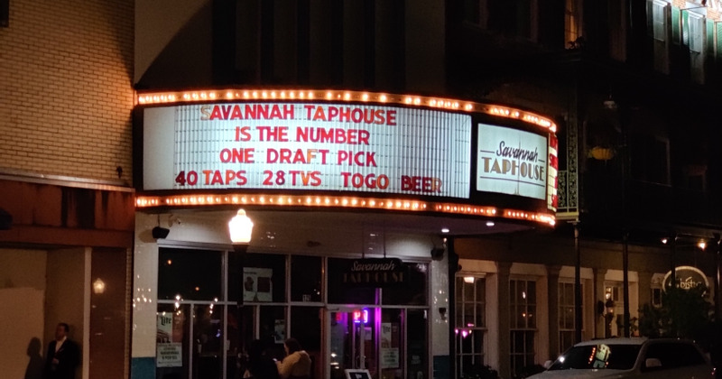 marquis of Savannah Taphouse in the old Avon Theatre