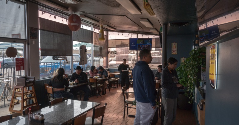Interior, dining area