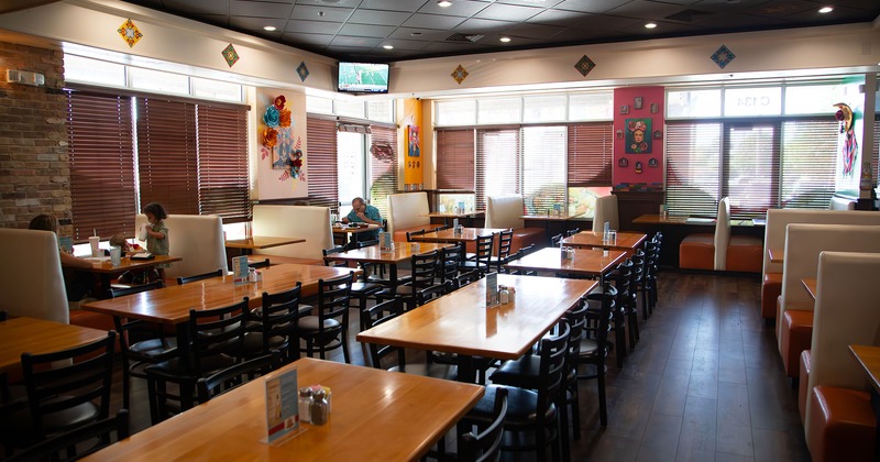 Restaurant interior, dining area