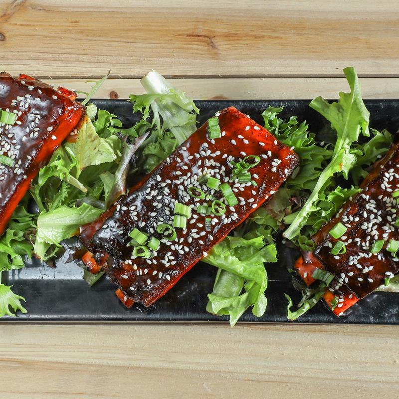 Honey Sriracha Spare Ribs photo