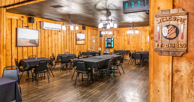 Interior, seating space