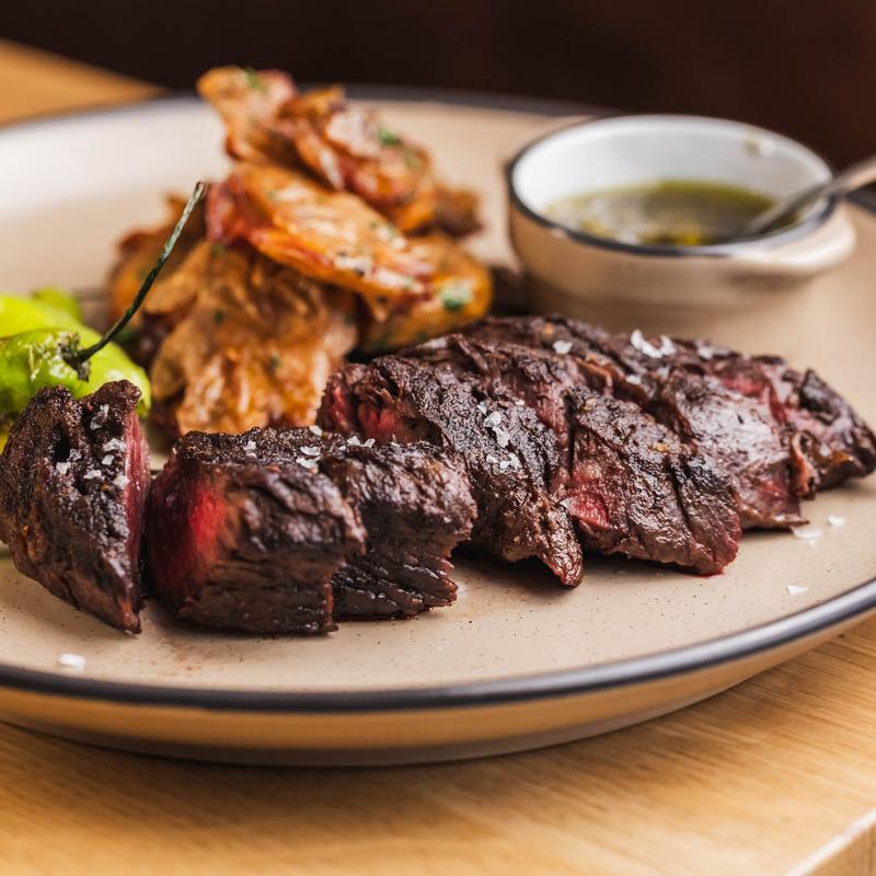 menu item 15 of 17, Angus Hanger Steak (add $5)