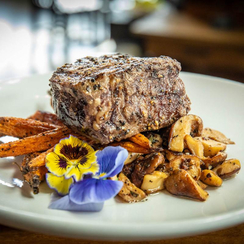 menu item 14 of 24, *8oz. Simpson's Meats Filet (GF)