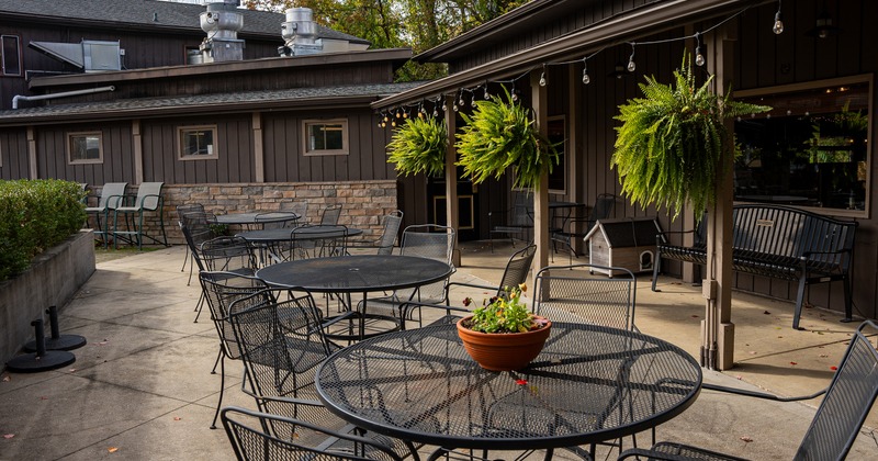 Outdoor seating area