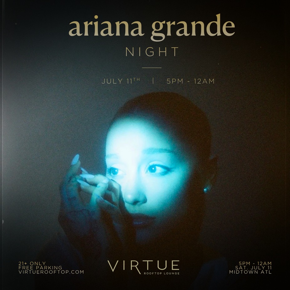 Ariana Grande Night at Virtue Rooftop event photo