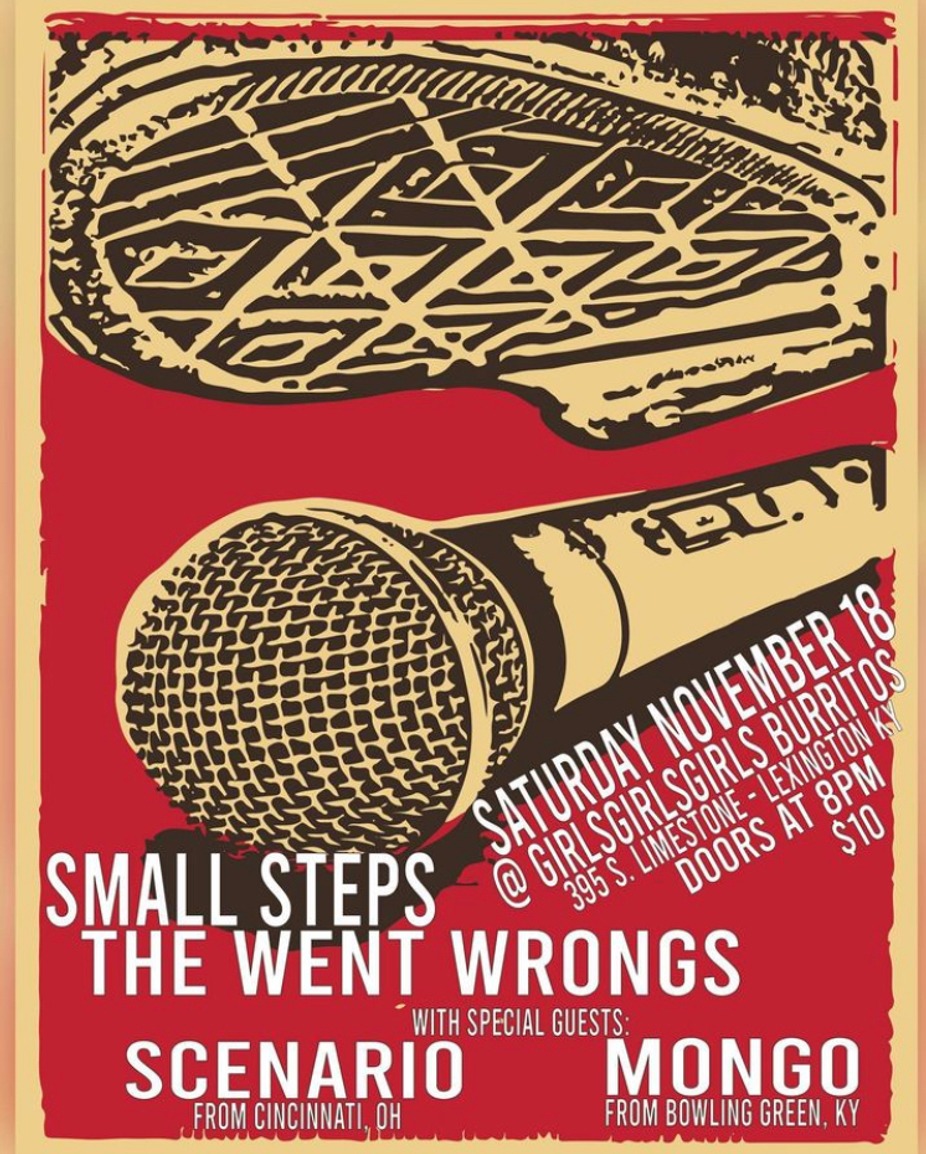Small Steps, The Went Wrongs, Scenario, Mongo event photo