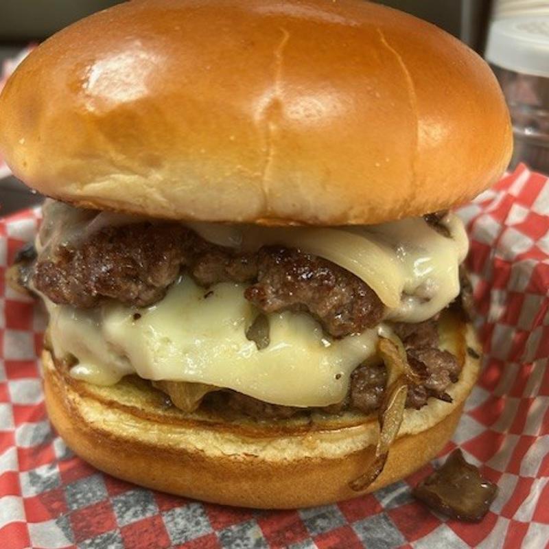 Mushroom Swiss Burger photo