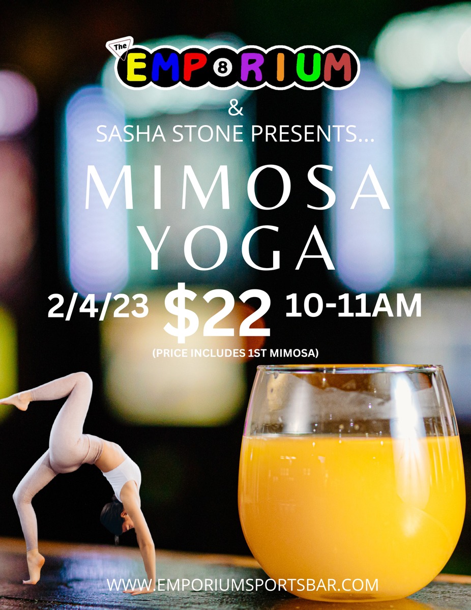 Mimosa Yoga event photo
