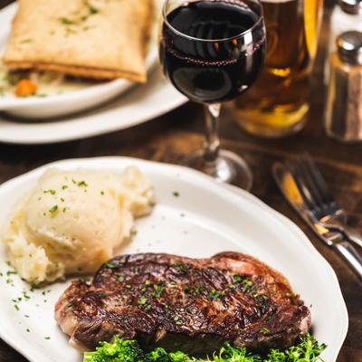 Entrecote Steak at Finnegan's Wake Pub