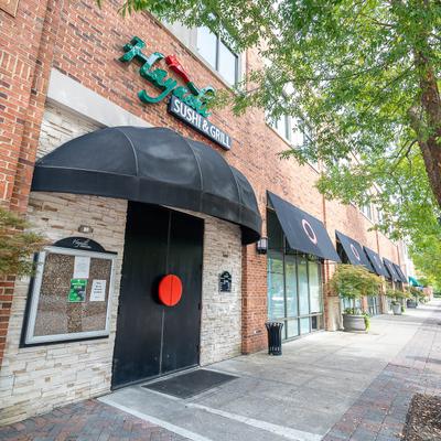 The exterior of Hayashi Sushi and Grill.