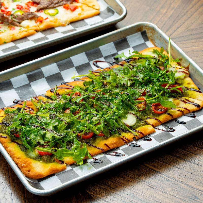 menu item 15 of 38, Pesto Margherita Flatbread