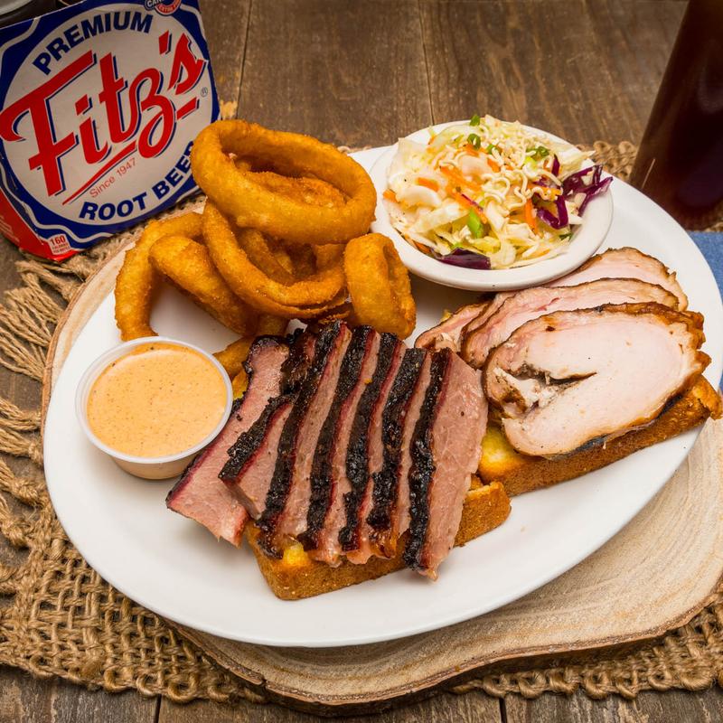 Two Meat Combination Platter photo