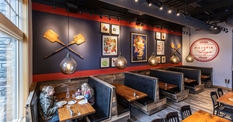 Two guests enjoying themselves