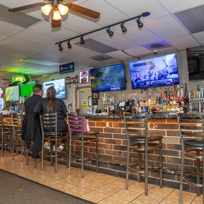 Interior, bar area.