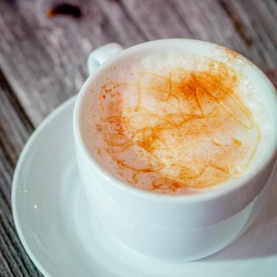 Cinnamon and honey latte.